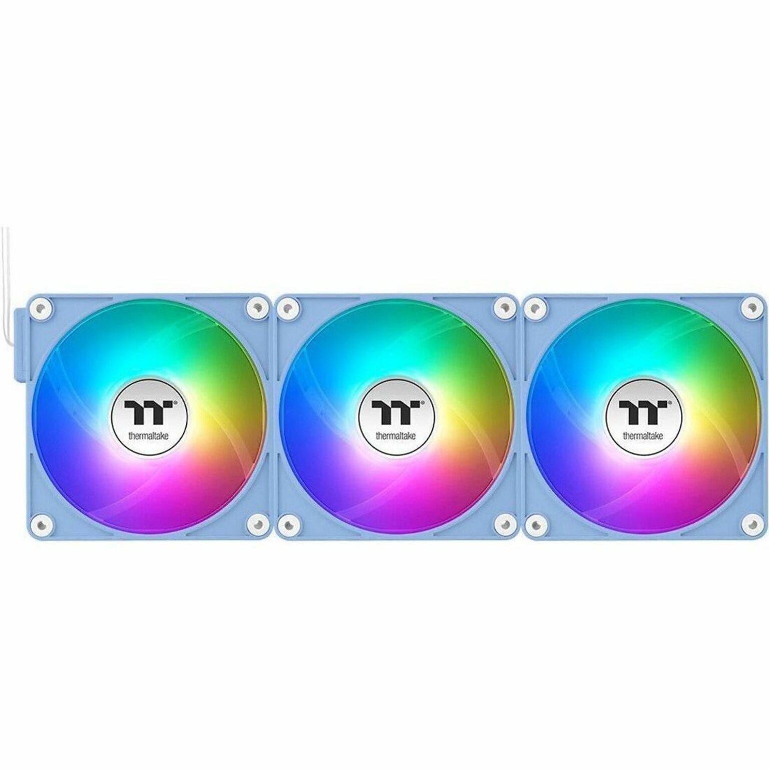 Thermaltake CT120 EX Reverse 120mm Cooling Fans with RGB Lighting (CL-F198-PL12BU-A)