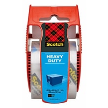Scotch Heavy Duty Packing Tape with Dispenser, 1.88 x 22.2 yds., Clear (142)