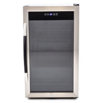 Avanti 3 Cu. Ft. Refrigerator, 108 Can Beverage Center, Black/Stainless Steel (BCA306SS-IS)