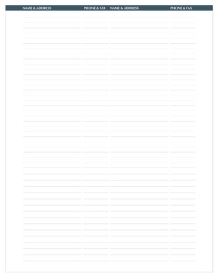 2026 House of Doolittle 8.5" x 11" Calendar Year Monthly Appointment Book, Faux Leather Cover, Black (27202-26)