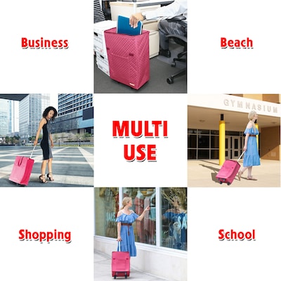 Dbest Smart Cart Travelux Shopping Cart, Saffron (01-679MB)