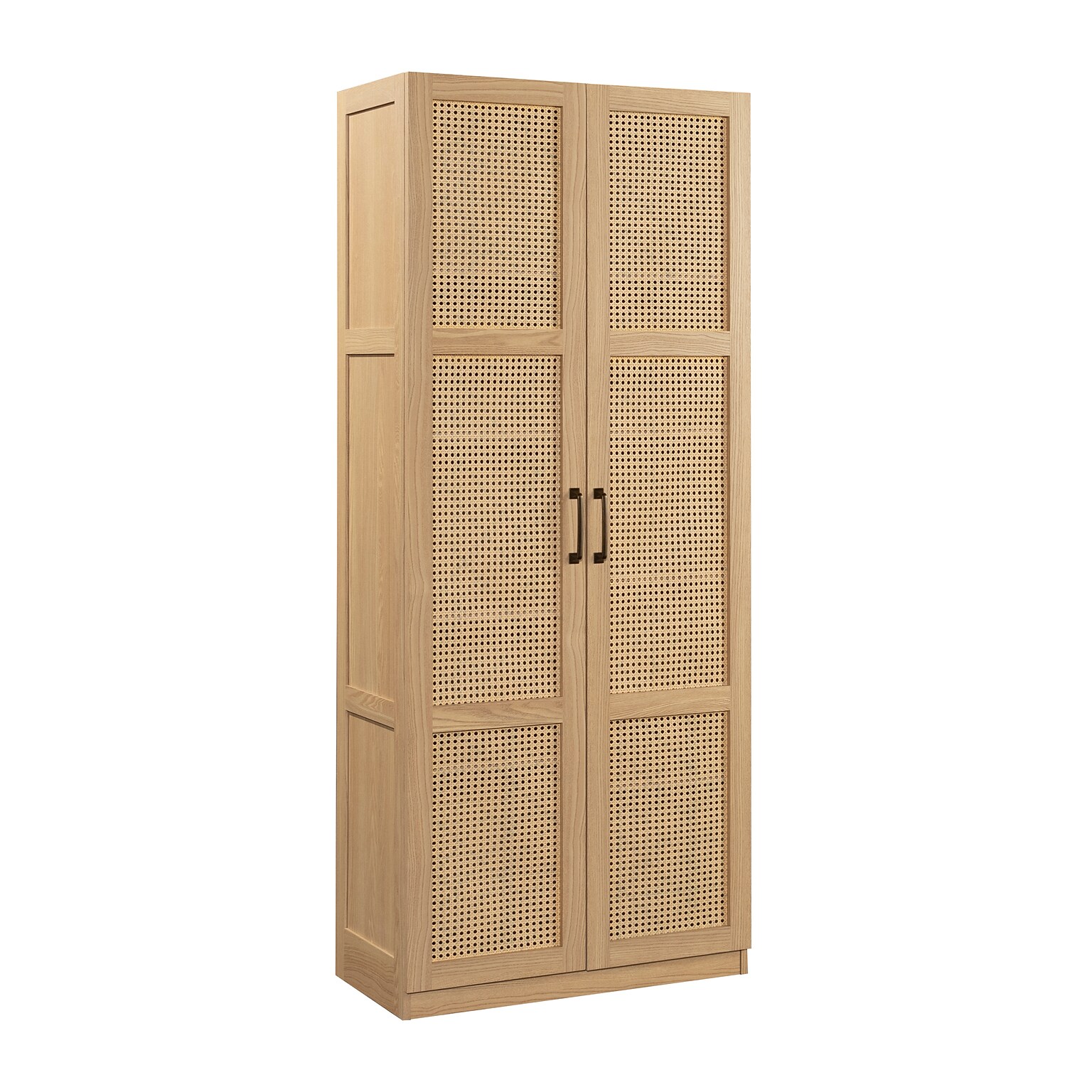 Sauder Select 71H Storage Cabinet with 7 Shelves, Harmony Ash (443649)