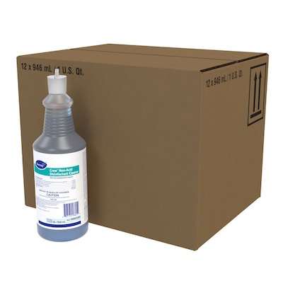 Crew Non-Acid Disinfectant All-Purpose Cleaner, Floral Fresh, 32 Oz., 12/Carton (100925283)