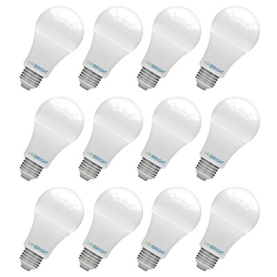 Viribright 14 Watts Daylight LED Household Bulb, 12/Box (651641-12)