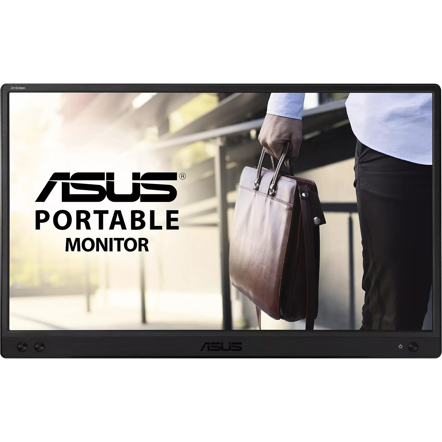 Asus ZenScreen 15.6 60Hz LED Monitor, Black (MB166C)