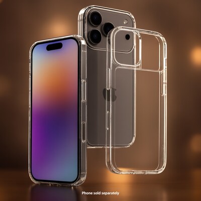 SaharaCase Venture Series Phone Case for iPhone 17 Pro, Shock Absorbing, Clear (CP00977)