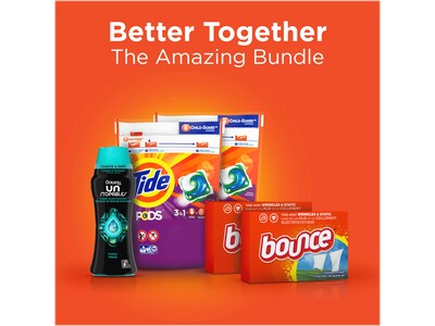 Tide, Downy, and Bounce Laundry Care 5-Item Bundle, Spring Meadow/Fresh/Outdoor Fresh (79822)