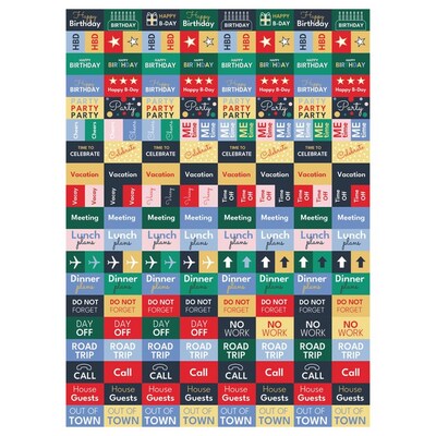 2027 TF Publishing Sailor Stripe 9" x 11"  Weekly & Monthly Standard Planner, Paperboard Cover, Multicolored (27-9716)