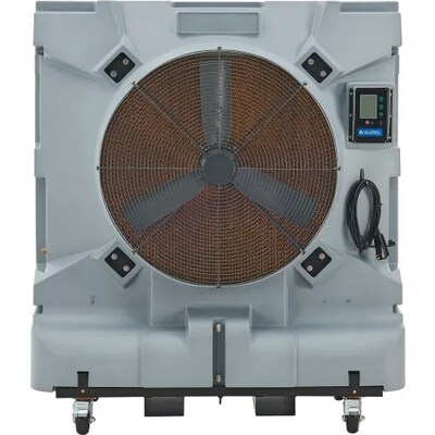 Global Industrial 36 Portable Evaporative Cooler, 3-Speed, 74 Gallon Capacity, Gray (293132)