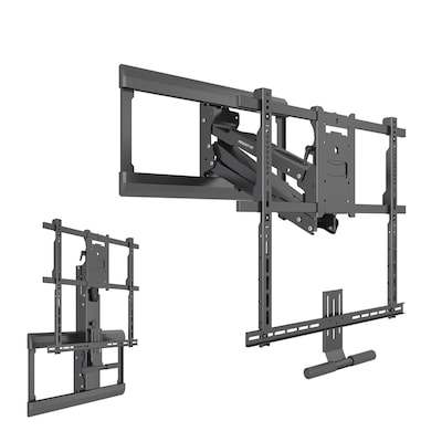 Mount-It! Pull Down Articulating Fireplace TV Mount for 42 to 80 TVs (MI-384)