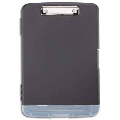 HITOUCH BUSINESS SERVICES Black Plastic Storage Clipboard - Letter Size (28541)