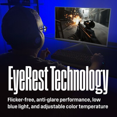 Westinghouse 27" Curved FHD 200Hz LED AMD FreeSync Gaming Monitor, Built-In Speaker, White (WC27RX6250W)