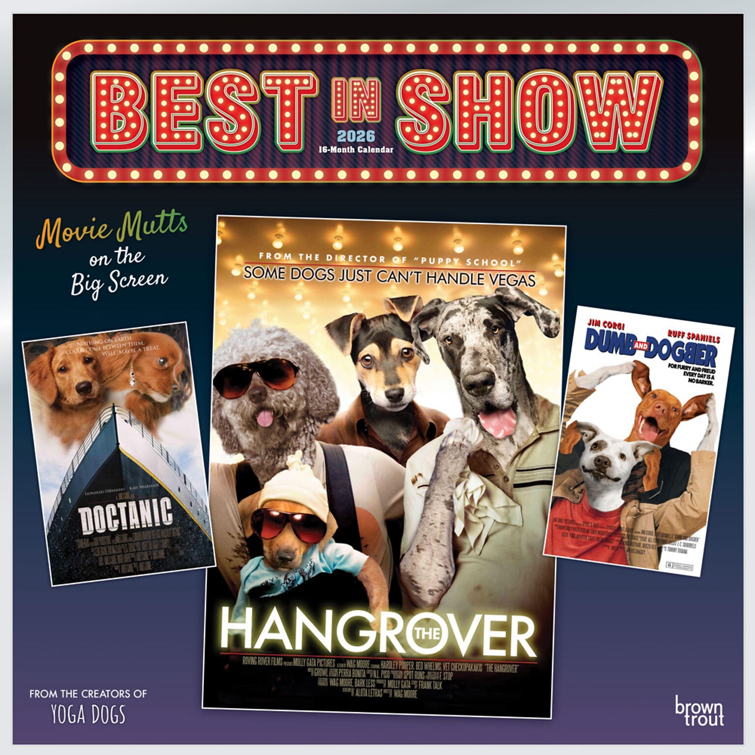 2026 BrownTrout Best in Show 12 x 12 Monthly Wall Calendar (9798330701599)