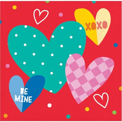 Creative Converting Vivacious Valentine Tableware Kit, Serves 8 (DTC9196E2A)