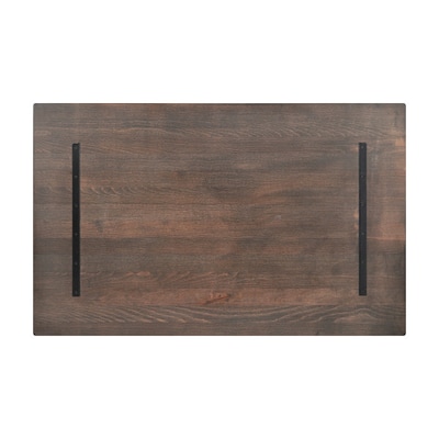 Flash Furniture Bennett 30"W x 48"D 1.5" Thickness Rectangular Table Top, Wooden, Dark Brown (GSF0033048DKBRN)