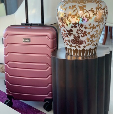 InUSA Trend 28" Hardside Suitcase, 4-Wheeled Spinner, Rose Gold (IUTRE00L-ROS)