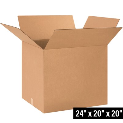 24 x 20 x 20 Shipping Boxes, 32 ECT, 10/Bundle (242020)