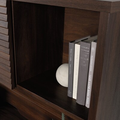 Sauder Palo Alto 71"W Desktop Hutch, Spiced Mahogany (427799)
