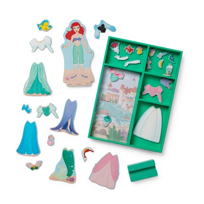 Melissa & Doug Disney Magnetic Dress Up Ariel Playset, Multicolored, 6/Pack  (51290-CASE)