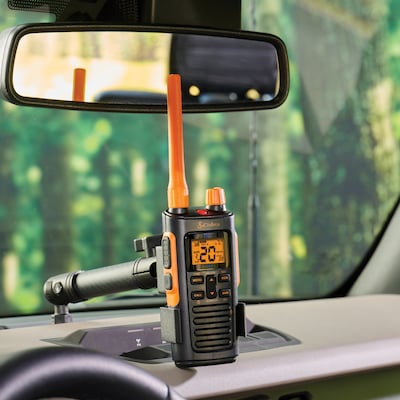 Cobra TrailBlazer 450 GMRS 2-Way Radio, Black & Orange, 2/Pack (0190005-1)