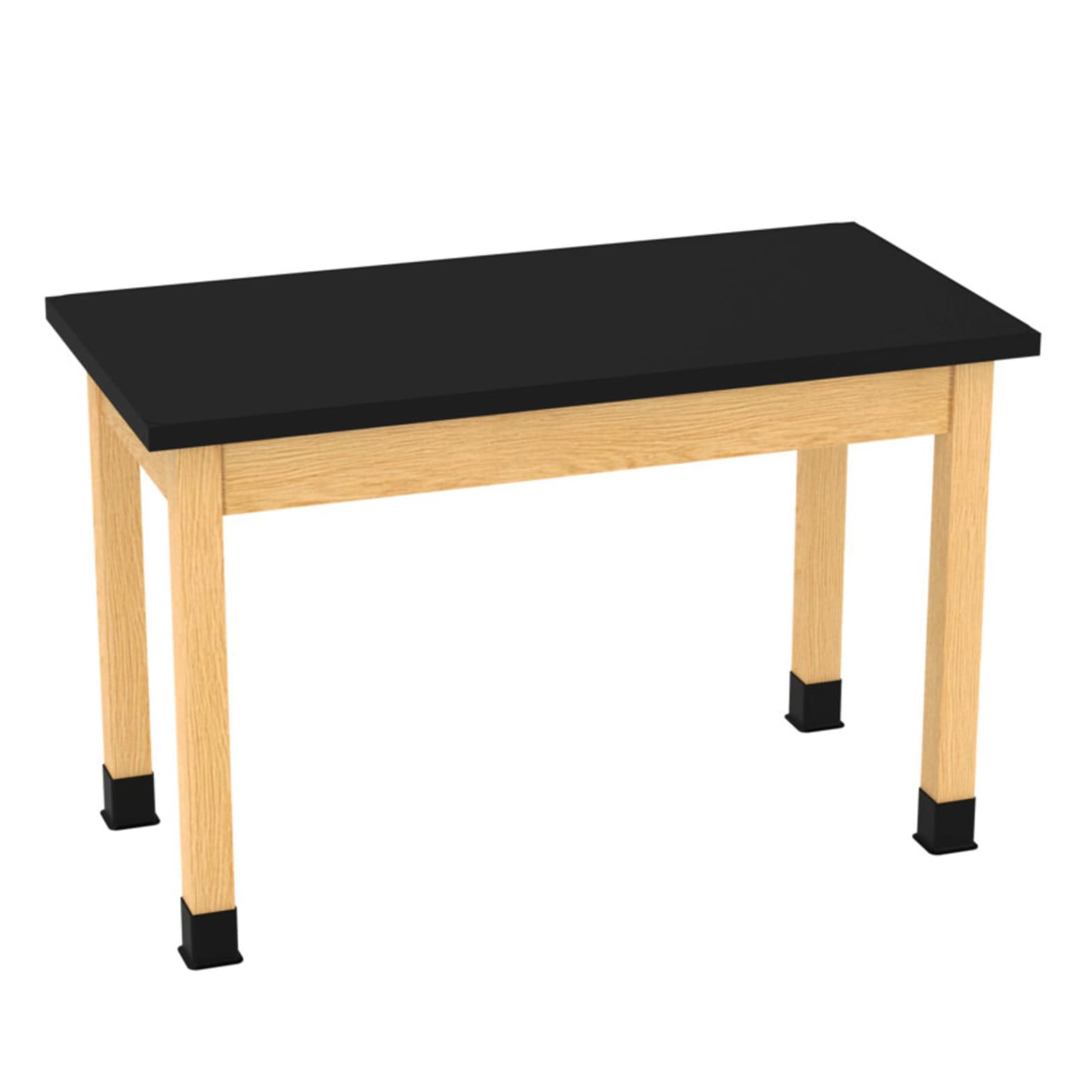 Diversified Woodcrafts Rectangular Science Lab Table, 48 x 24, Oak (P7102BK30N)
