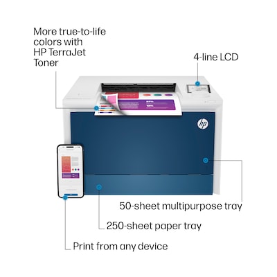 HP Color LaserJet Pro 4201dw Wireless Printer, Fast Speeds, Mobile Print, Advanced Security, Best fo