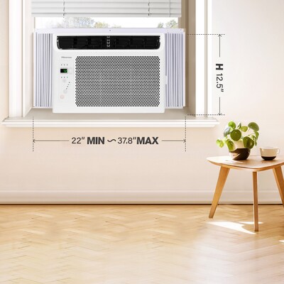 Hisense 115-Volt 6000 BTU Window Air Conditioner with Remote, White (AAW06CR26)