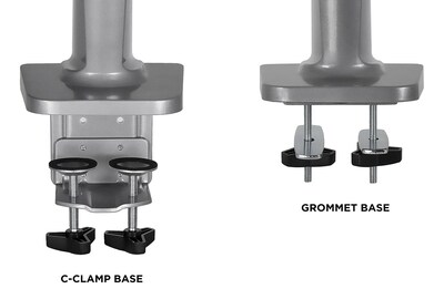 Mount-It! Sit Stand Desk Mount Workstation, Dual Monitor Standing Desk Converter, Full Motion Arm, Height Adjustable (MI-7904)