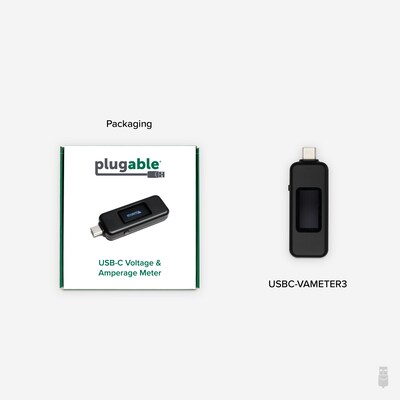 Plugable USB-C Power Meter Tester (USBC-VAMETER3)