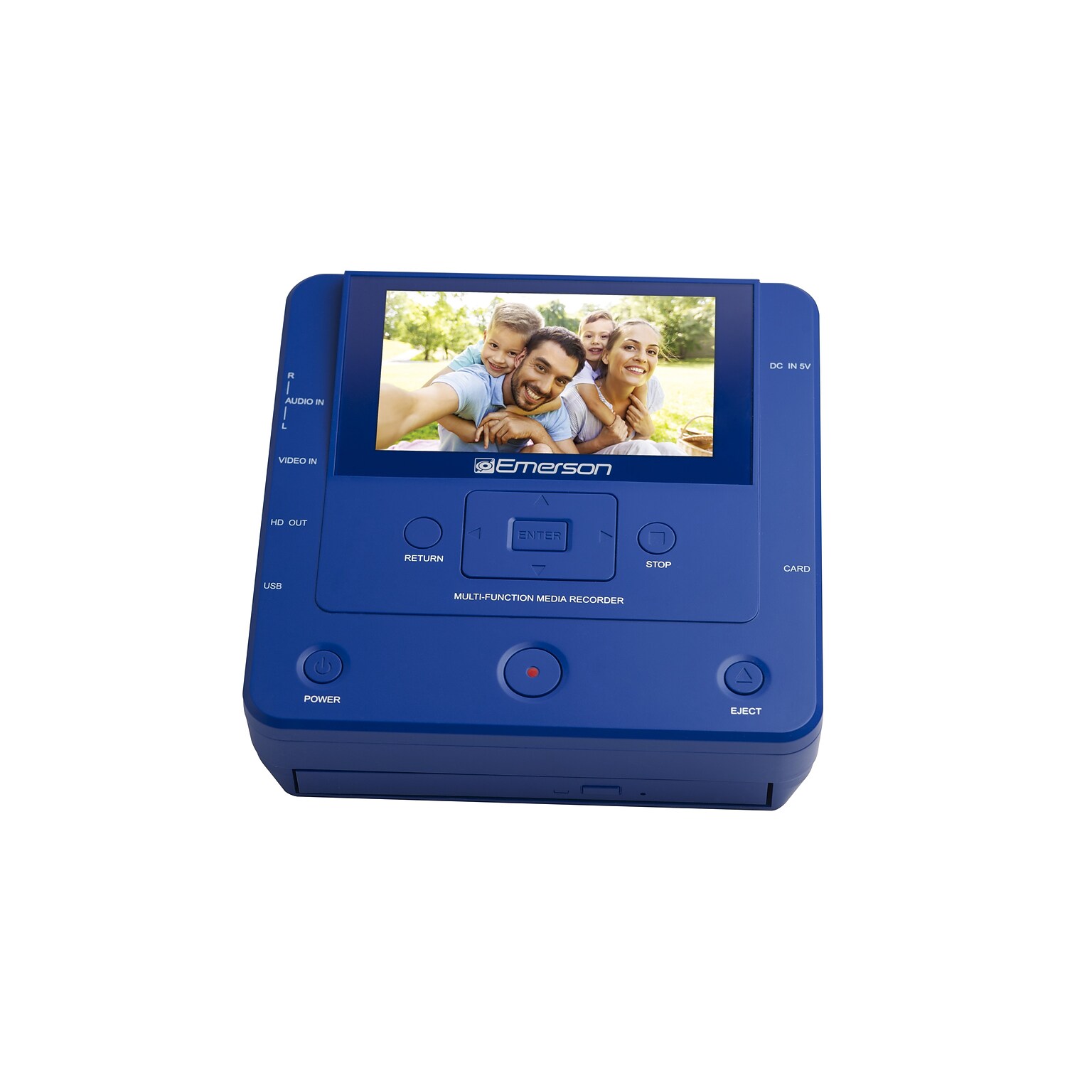 Emerson EMT-1200 Multimedia Recorder with 4.3-In LCD Screen: Record Videos, Music, and Photos from Phone to DVD (EMT-1200 - BL)