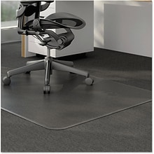 Alera Carpet Chair Mat, 46 x 60, Low Pile, Clear Vinyl (CM12443FALEPL)