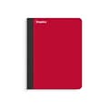 Staples® Premium Composition Notebooks, 7.5 x 9.75, College Ruled, 100 Sheets, Red (TR58344M CC)