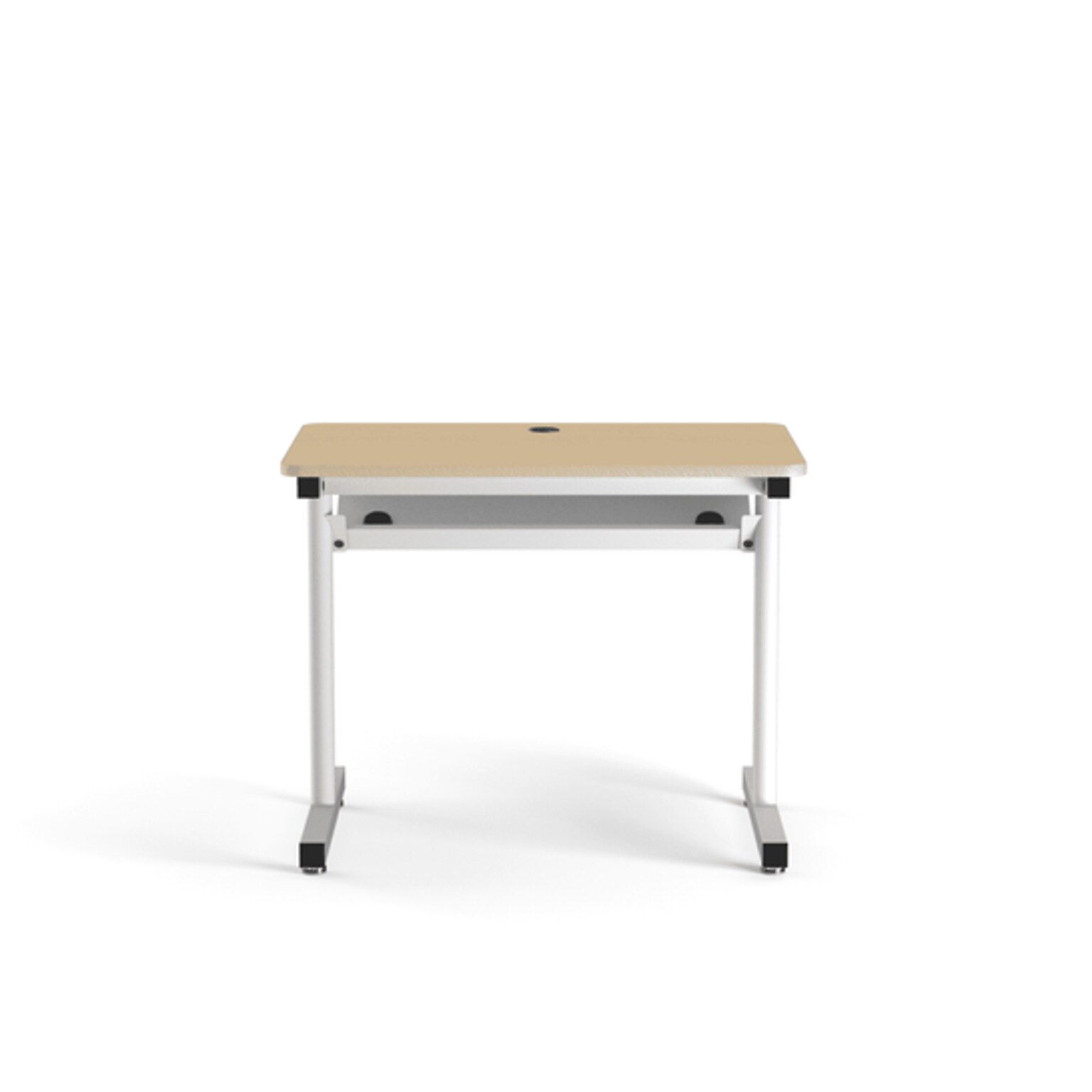 VersaDesk 36W Basic Computer Table, Maple/White (BCT3624-WM)