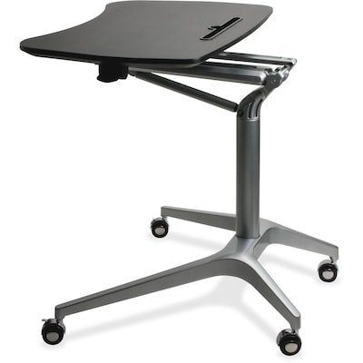 Lorell 28W Manual Adjustable Standing Desk, Black (LLR84838)