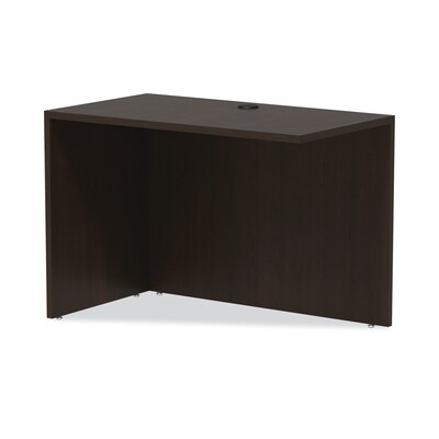 Alera Valencia Series Reversible Return/bridge Shell, 42w X 23 5/8d, Espresso