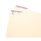 Avery Laser/Inkjet File Folder Labels, 2/3" x 3 7/16", Dark Red, 252/Pack (5201)