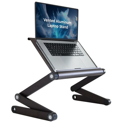 Uncaged Ergonomics WorkEZ Cooling Laptop Lap Desk, Executive Black (WEEB)
