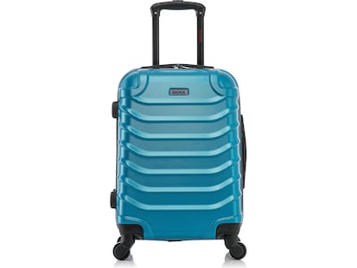 InUSA Endurance Polycarbonate/ABS Carry-On Suitcase, Teal (IUEND00S-TEA)