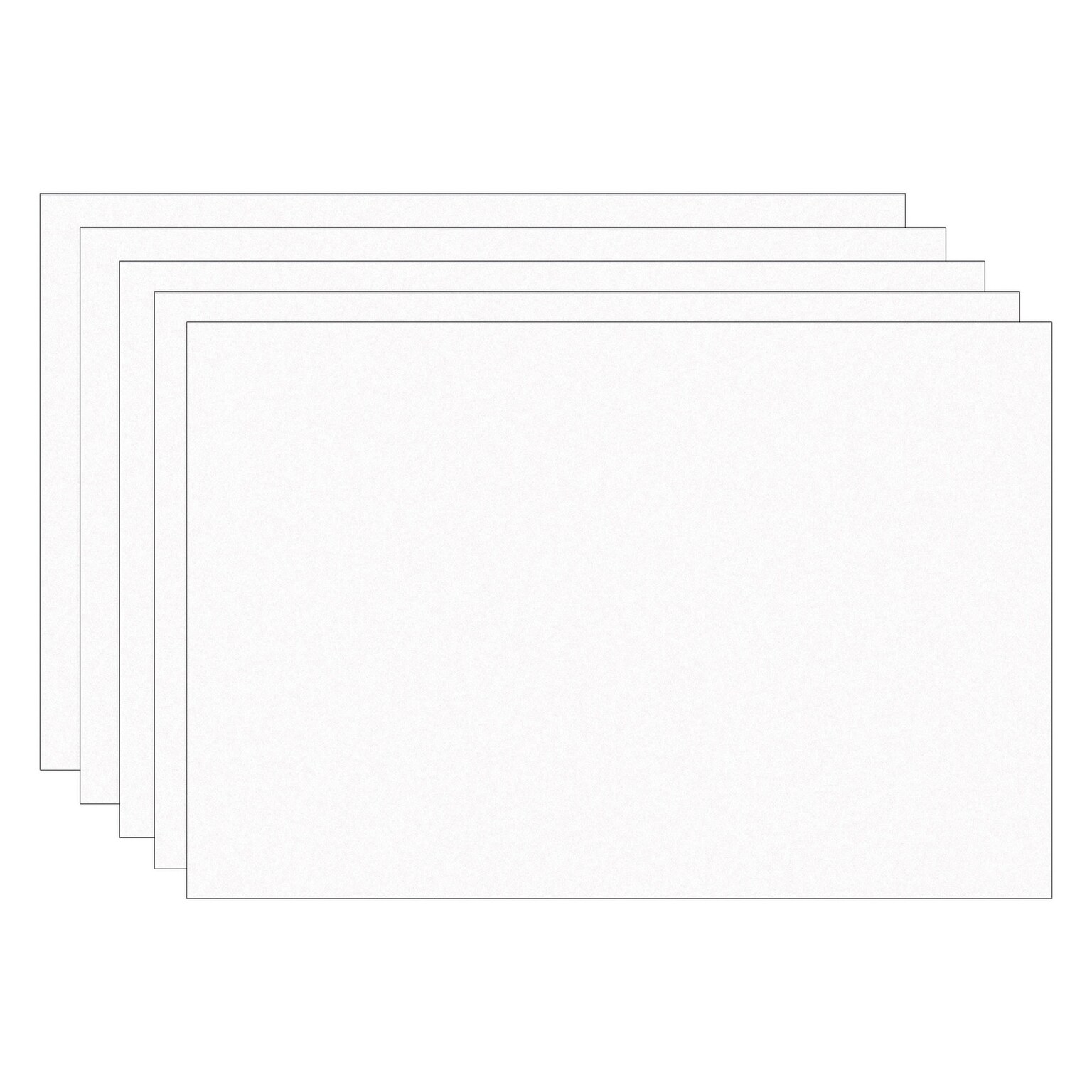 Prang 12 x 18 Construction Paper, Bright White, 100 Sheets/Pack, 5 Packs/Bundle (PAC8708-5)