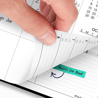 2026-2027 AT-A-GLANCE Move-A-Page 9" x 11" Academic Weekly & Monthly Planner, Poly Cover, Black (70-957E-05-27)