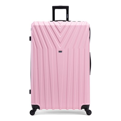 InUSA Vasty 33.86" Hardside Suitcase, 4-Wheeled Spinner, TSA Checkpoint Friendly, Red (IUVAS00XL-RED)