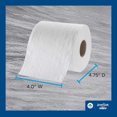Angel Soft Ultra Professional Series Toilet Paper, 2-ply, White, 400 Sheets/Roll, 60 Rolls/Carton (16560)