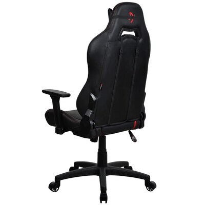 Arozzi Torretta SoftPU Faux Leather Ergonomic Racing Gaming Chair, Black/Red (TORRETTA-SPU-RED)