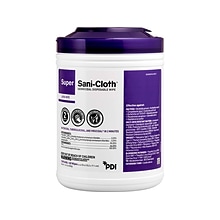 PDI Super Sani-Cloth Disinfecting Wipes, 75 Wipes/Container (P86984)