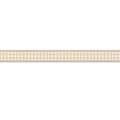 Carson Dellosa Education True to You Straight Bulletin Board Borders, 3" x 3', Woven Cane, 6/Bundle (CD-108525-6)