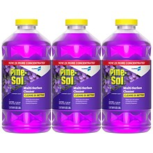 Pine-Sol Multi-Surface Cleaner/Degreaser, Lavender Clean Scent, 80 Fl. Oz. 3/Carton (60608CT)