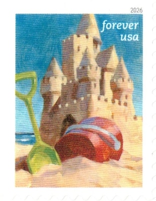 USPS A Day at the Beach Forever Stamps, 20 Postage Stamps (FOR-DAYBEACH-20)