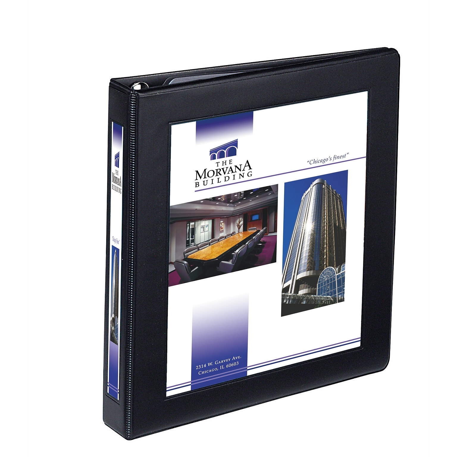 Avery Heavy Duty 1 3-Ring Framed View Binders, One Touch EZD Ring, Black (68054)