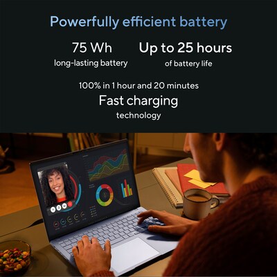 ASUS Vivobook S 14 OLED 14" Laptop, Copilot+ PC, Intel Core Ultra 7 258V, 16GB RAM, 1TB SSD, 17 Hour Battery, Windows 11 Home