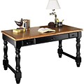 Martin Furniture Southhampton Cottage Collection in Black Onyx/Oak; Writing Table